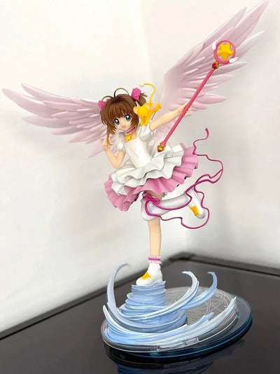 Hot Stock Cardcaptor Sakura Anime Kinomoto Figure Pvc Action Figurines Lovely Girl Collectible Model Adult Doll Desktop Toy Gift