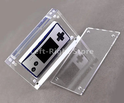 1PC For GBA GBC Transparent Storage Acrylic For Game Boy Micro GBM Console Cover Shell Cards Slot Box Display Stand Accessories