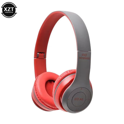 New Stereo P47 Bluetooth-compatible Collapsible Talking Headset Wireless Headphones With Cable And Microphone Gaming Accessories