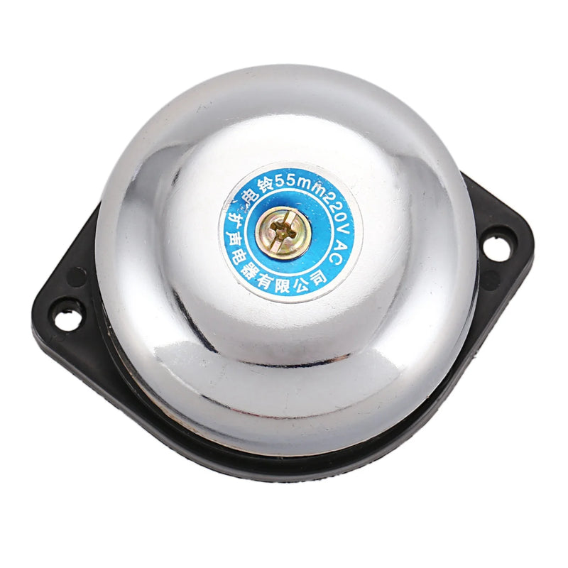 55mm Diameter Fire Alarm Electric Gong Bell AC 220V