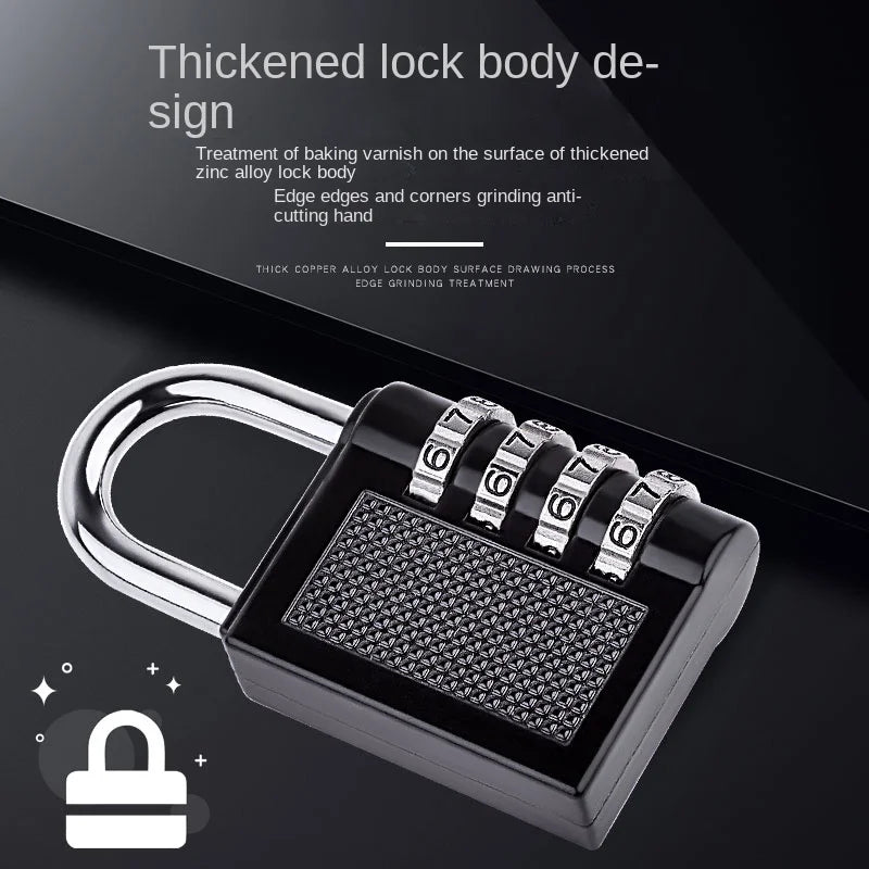 Password Lock, Long Beam, Large Padlock, Outdoor Courtyard Door Lock, Extended Lock, Password External Hanging Lock