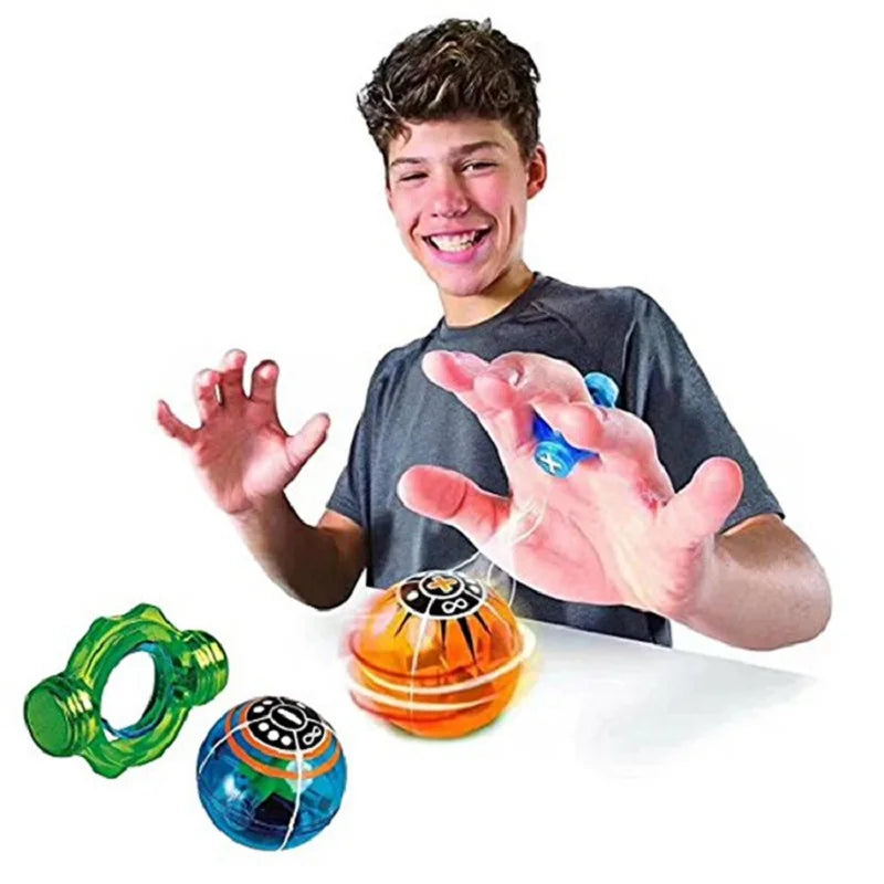 Fingertip Magic Ball Magnetic Rings Controlled Spinner Ball Creative Children&