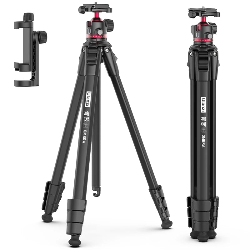 Ulanzi OMBRA 1.5M Camera Tripod for DSLR Portable Travel Tripod with 360° Adjustable Ballhead Quick Release 8KG Maxload