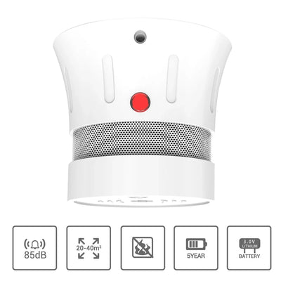 CPVAN Home Security-protection Fumar Fire Alarm Sound 85db Independent Smoke Detector 5 Year Battery Flame Detector Smoke Sensor