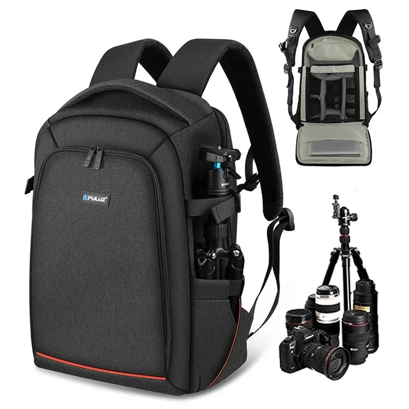 Camera Backpack Outdoor Portable Waterproof Photography Backpack Suitable for SONY, Canon, Nikon, Lens, Universal Joint, Drone