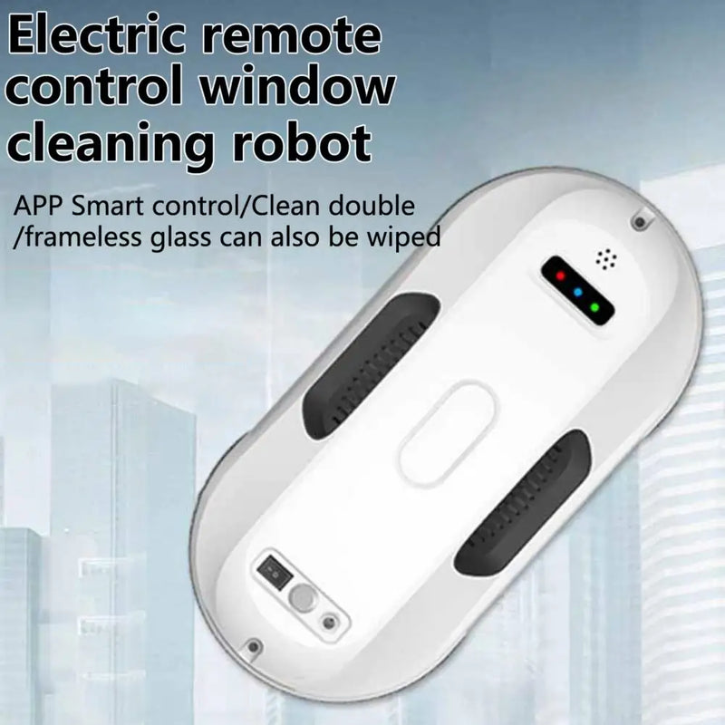 1 Set 650mAh Edge Detection Electric Window Cleaner Robot with Power-off Protection Remote Control Automatic Glass Cleaner