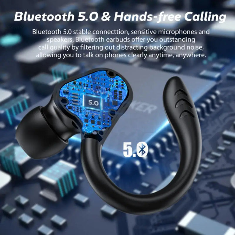 MIJIA Xiaomi Bluetooth Headset True Wireless Earbuds Hook Sports Headset HiFl Stereo Gaming Waterproof Headphones with Mic