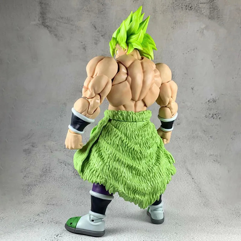 SHF Dragon Ball Super Broly Action Figure Saiya Collection Doll Anime Theater Version Figures Toy 22cm Broli Movable Model Toys