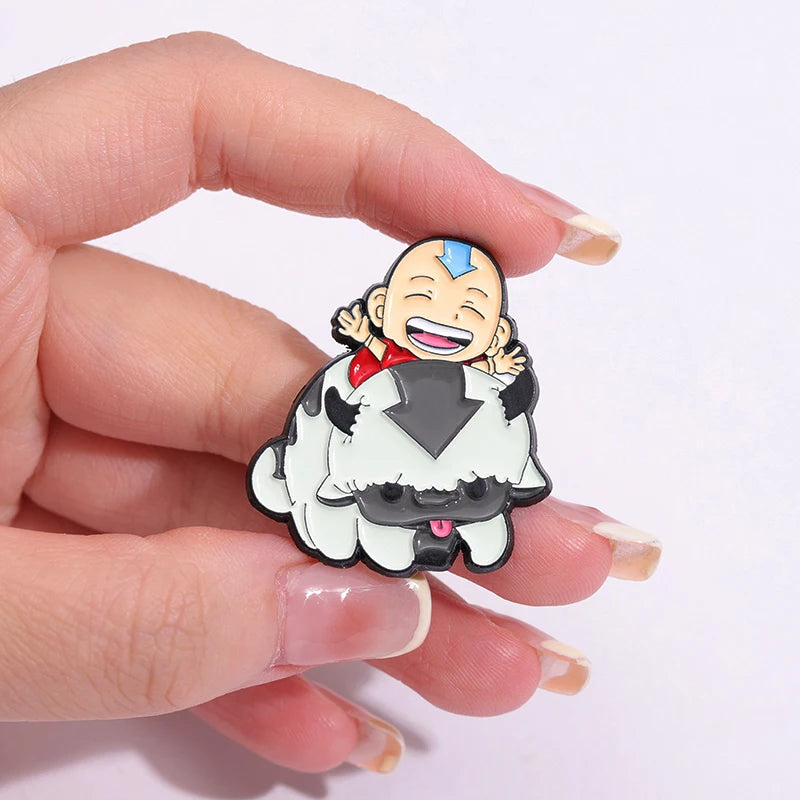 Funny Cartoon Anime Game Brooch Enamel Pins Custom Gaming Peripherals Badge Accessories Decorative Lapel Jewelry Gift for Fans