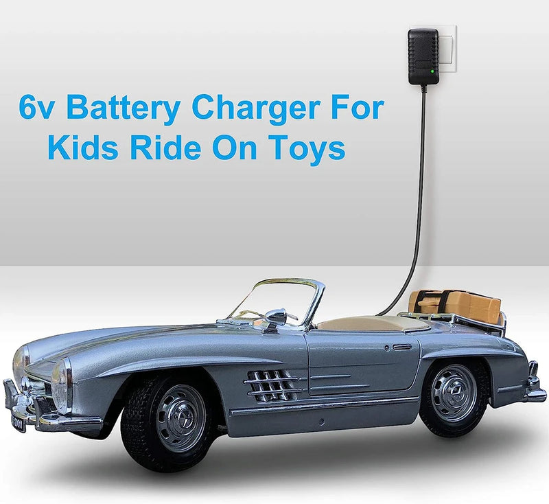 6V Battery Charger for Ride on Toys,6V Charger for Ride on Car Best Choice Products SUV Powered Accessories