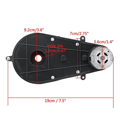 2Pcs RS390/550 12V 30000 RPM 12000 RPM Electric Motor Gearbox For Children Kids Ride-On Car Bike Toy Accessories Replacement