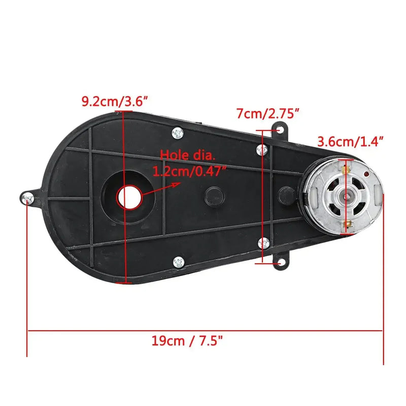 2Pcs RS390/550 12V 30000 RPM 12000 RPM Electric Motor Gearbox For Children Kids Ride-On Car Bike Toy Accessories Replacement