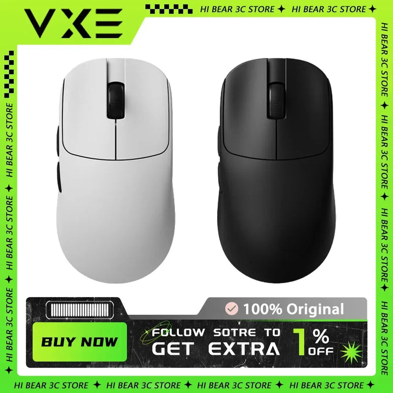 VGN VXE MAD R MAJOR Wireless Mouse PAW3950 Sensor FPS Gaming Mouse 8K Low Latency 36g Light Weight Customize Gaming Accessories