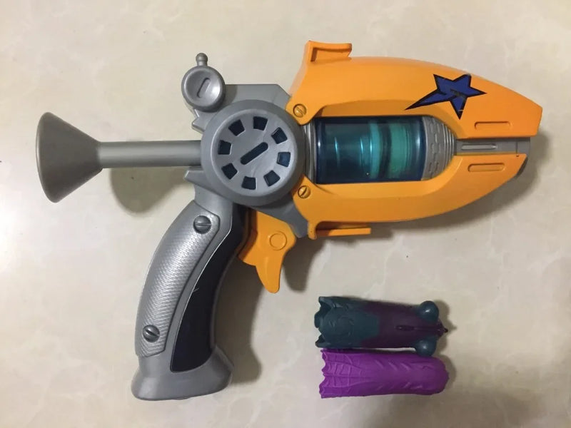 22cm Blue Orange blue Generation 1 Slugterra Gun Toy with 3 Bullets  Boy Pistol Gun