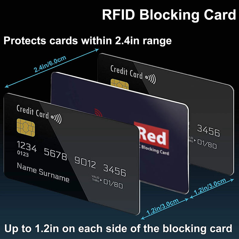 1Pc RFID Blocking Cards Contactless NFC Debit Credit Card Passport Protector Blocker Set Smart Anti-theft Design Perfectly Fits