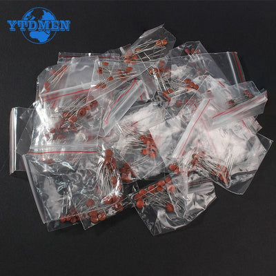 300pcs/960pcs Ceramic Capacitor Set 2pF-0.1uF Electronic Components Capacitor Assorted Kit Samples DIY