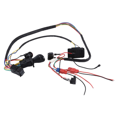 Children Electric Car DIY Modified Wires and Switch Kit, Kids Electric Car 4WD Ride on Toys Accessories Single Line