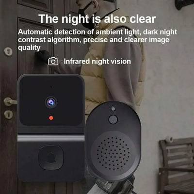 Z30 Wireless Doorbell Camera With Chime Smart Home Security Video Intercom Night Vision WiFi Smart Door Bell Audio