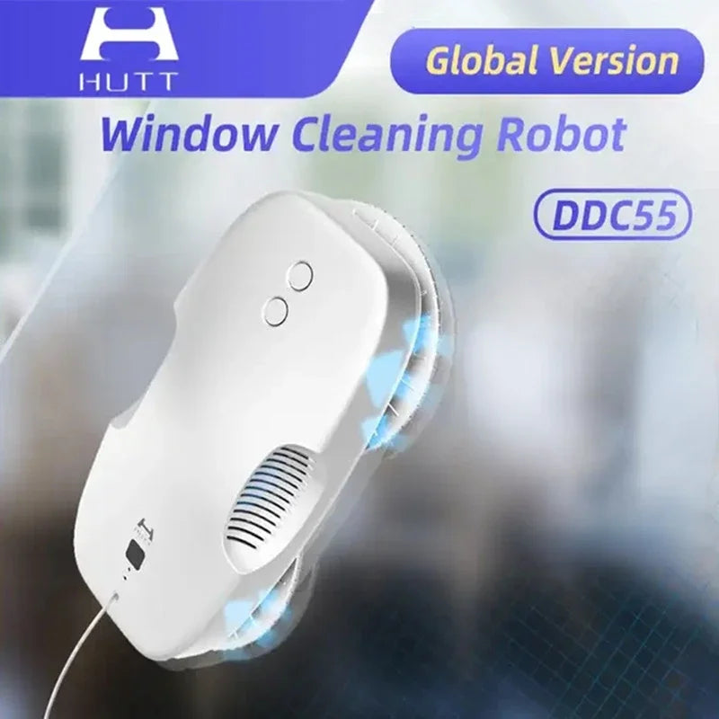 Global version HUTT DDC55 Window cleaning robot Electric Window Cleaner Smart Auto Magnetic Glass Tile wall Household cleaning