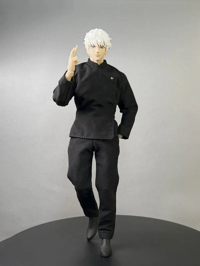 【High Quality] shf 1/12 Scale Jepanese Anime Series Jujutsu Kaisen Satoru Gojo Clothes Set  for 6" Action Figure Model Body Toys