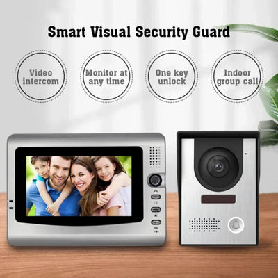 7inch WiFi Video Intercom Doorbell Camera Outdoor Wireless Door bell Battery Powered Home Security Video Alarm Doorbell  Camera