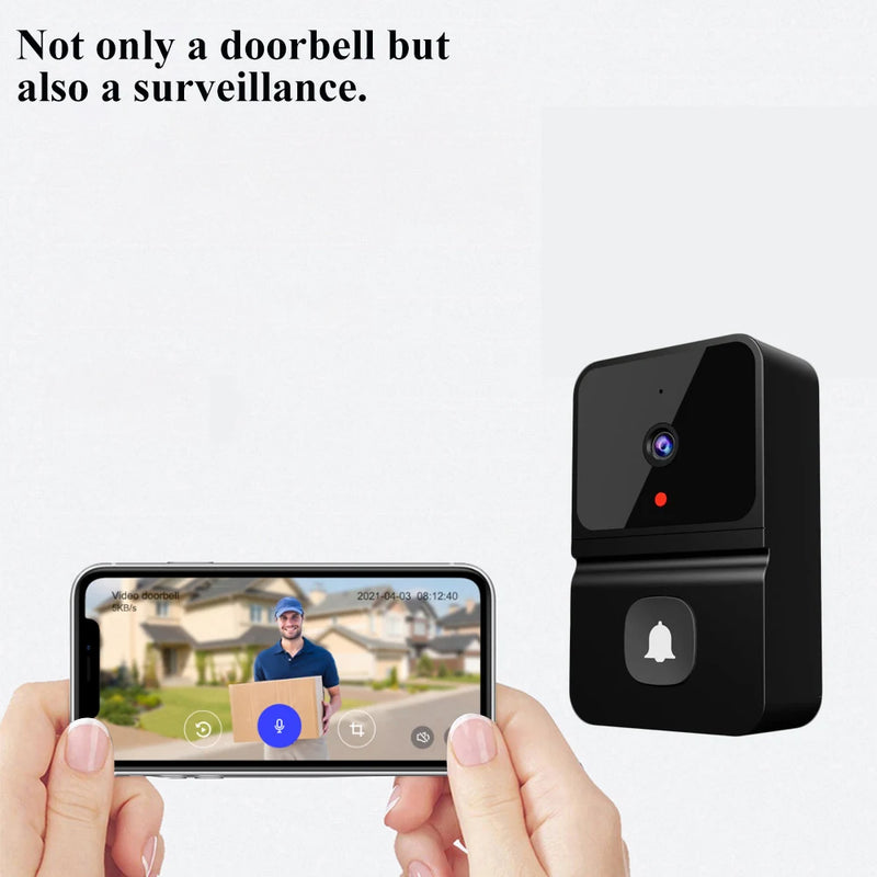 Z30 VGA Video Doorbell Visual Voice Real-time Intercom Chime VGA Night Vision Camera WiFi Smart Alarm Door Bell Home Security