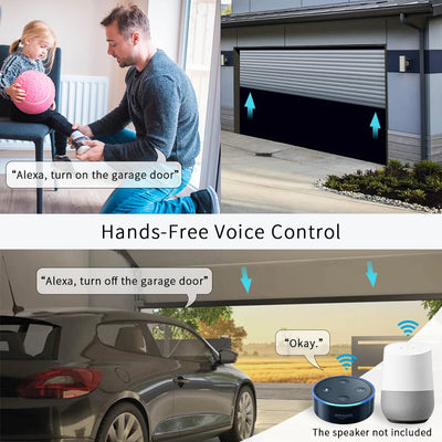 Garage Door Opener wifi Remote Controller Supprot Alexa Google home Access Control System Voice Remote Work With Tuya APP