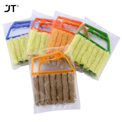 Washable Blind Blade Cleaning Cloth Window Cleaning Brush Useful Microfiber Air Conditioner Duster car electric fan Cleaner