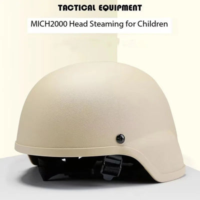 Military Helmet Kids CS War Gaming Cosplay Outdoor Sports Head Protector Combat Safety Security Tactical  Protective Gear