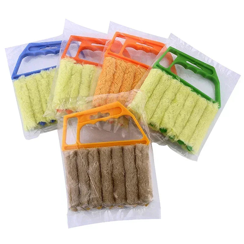 Useful Blind Blade Cleaning Cloth Window Cleaning Brush Microfiber Air Conditioner Duster car electric fan Cleaner Washable tool