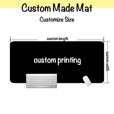 Custom Printing Mouse Keyboard Pad Non-Slip Gaming Play Mat DIY Different Size Printing Mousepad Large Desk Mat PC Accessories