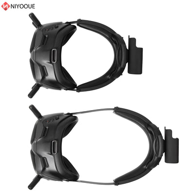 TD78 Adjustable Head Strap with Battery Clip Relieve Face Pressure Replacement Strap Accessories for FPV Goggles V2