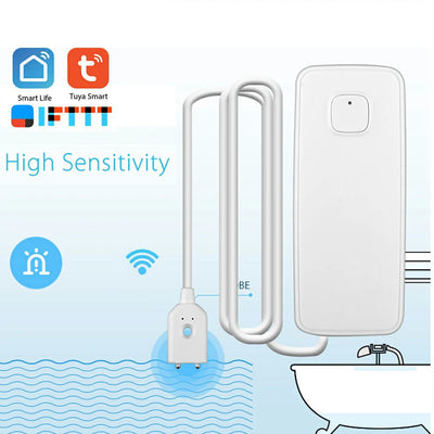 Tuya WiFi Water Leakage Sensor Flood Water Leakage Alarm Smart Home Automation Residential Security Protection Smart Life App