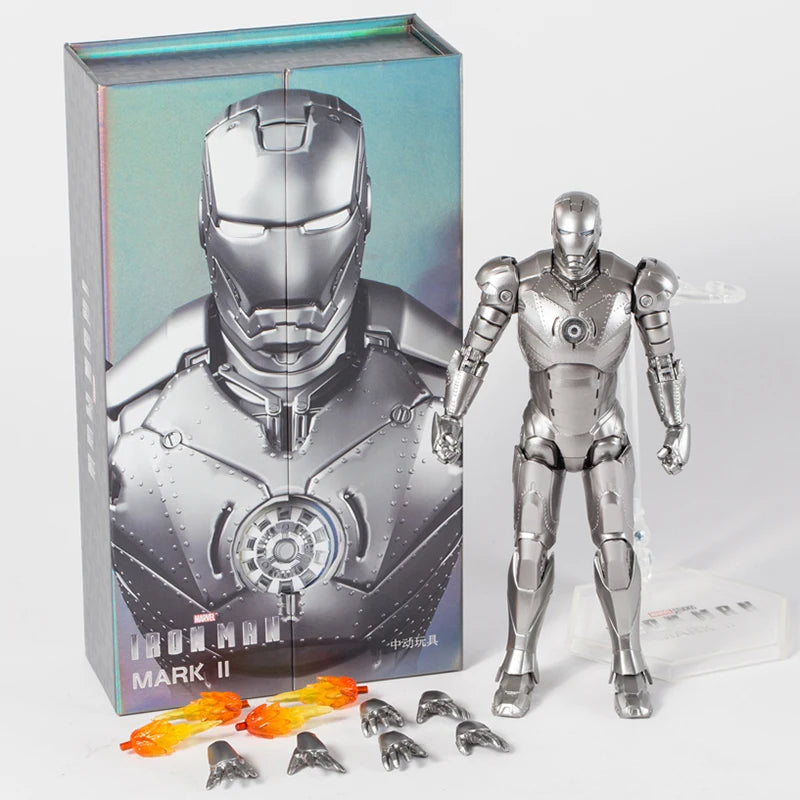 ZD Toys Iron Man Mark MK 1-7 42 43 50 85 7" Action Figure Joint Movable Model Toy