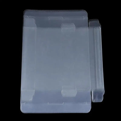 10PCS For Game Boy GB GBA GBC Box Clear Plastic Box Protectors Sleeve Video Game Boxed