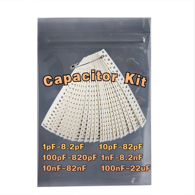 Capacitor kit 0201 0402 0603 0805 1206  smd Capacity package each value*20PCS Sample Kit Capacitor 470nf 1nf 10nf 1uf 10uf 22uf