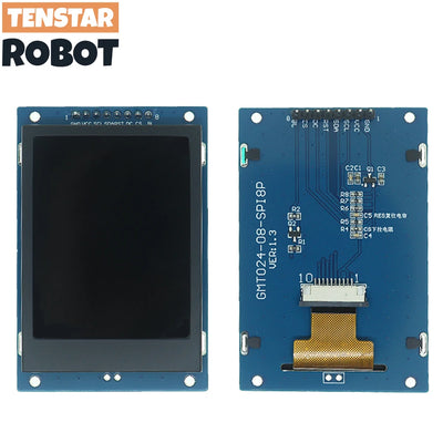 TENSTAR ROBO 2.4 / 2.8 / 3.5 Inch 240x320 320x480 SPI TFT Serial Port Module 5V/3.3V PCB Adapter ST7789V/ST7796S LCD Display