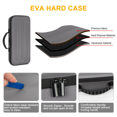 Hard EVA Case for Aula F75 Gaming Mechanical Keyboard Storage Bags Portable Travel Carrying Box For Aula Keyboard Accessories