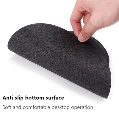 Black Mouse Pad With Wrist Rest Pad Anti-Slip Gaming Mousepad Mice Mat PC Laptops Keyboard Accessories