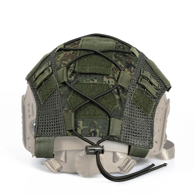 Tactical Helmet Cover for Fast MH PJ BJ OPS-Core Helmet Airsoft Paintball High-cut Helmet Cover camo with Elastic Cord