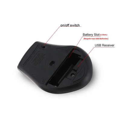 2.4Ghz Wireless Mouse Gamer for Computer PC Gaming Mouse With USB Receiver Laptop Accessories for Windows Win 7/2000/XP/Vista/98