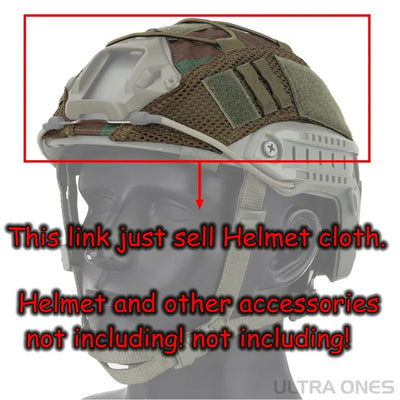 Tactical Helmet Cover for Fast MH PJ BJ Helmet Airsoft Paintball Helmet Cover