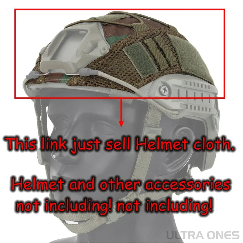 Tactics Helmets Cover for Fast MH PJ BJ Helmet Accessories Airsoft Headwear