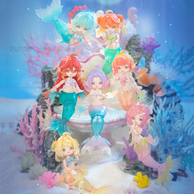 Mermaid Chuchu Action Figure Bjd Mystery Box Anime Original Figure Collection Model Desktop Ornaments Doll Toys