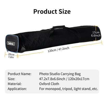 Selens Waterproof Professional Light Stand Bag Tripod Bag Umbrella Carrying Case Cover For Photography Monopod Accessories