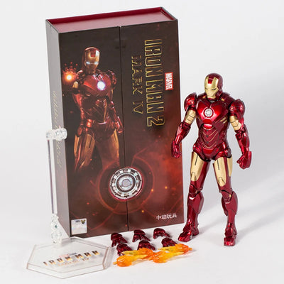 ZD Toys Iron Man Mark MK 1-7 42 43 50 85 7" Action Figure Joint Movable Model Toy