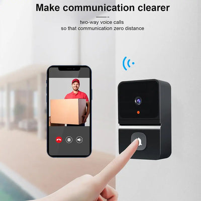 Z40 WIFI Doorbell Camera Smart Home With Chime 2-Way Audio Image Wireless Door Bell Infrared Night Vision Security Protection