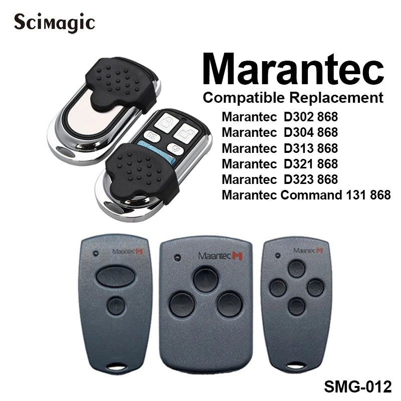 Pilot 868 Marantec 868mhz Gate Remote Control Digital 302 382 384 313 Garage Door Opener Hand Transmitter D302 868 3 Mhz Copy