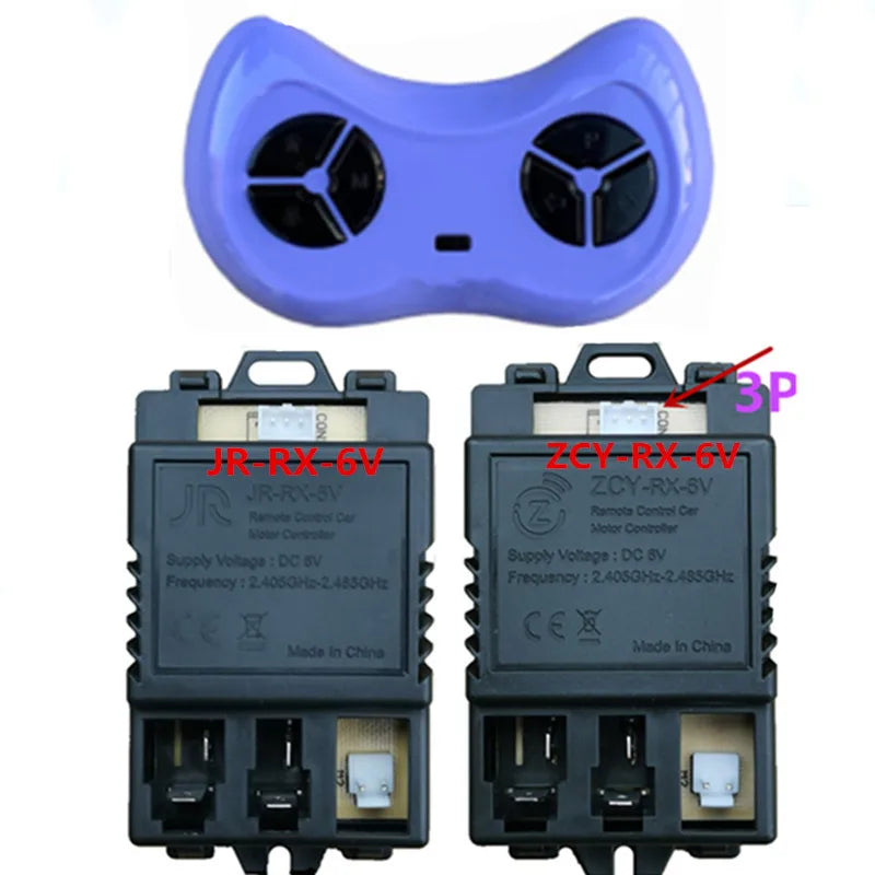 weelye JR-RX-6V ZCY-RX-6V receiver and remote control Accessories for Children Electric Ride On Car Replacement Parts