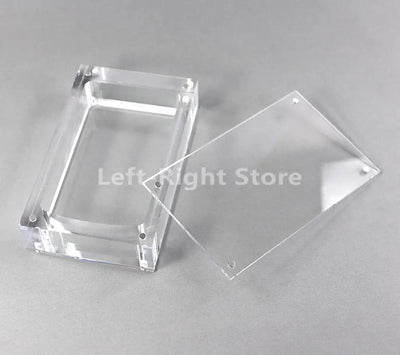 1PC For GBA GBC Transparent Storage Acrylic For Game Boy Micro GBM Console Cover Shell Cards Slot Box Display Stand Accessories